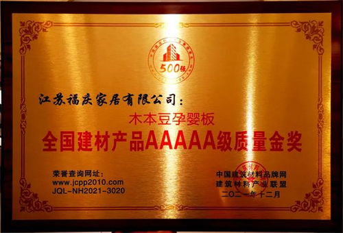 重磅 福慶家居榮獲三項行業(yè)大獎